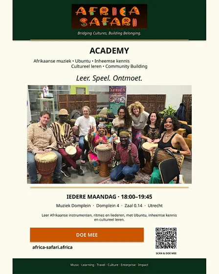 Africa Safari Academy Utrecht — Leer. Speel. Ontmoet.