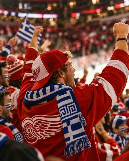 Greek Heritage Night with the Detroit Red Wings