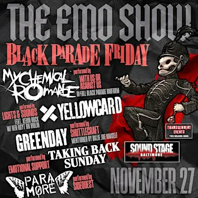 THE EMO SHOW: Black Parade Friday