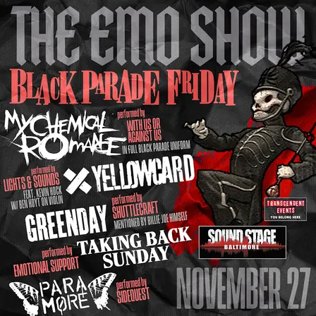THE EMO SHOW: Black Parade Friday
