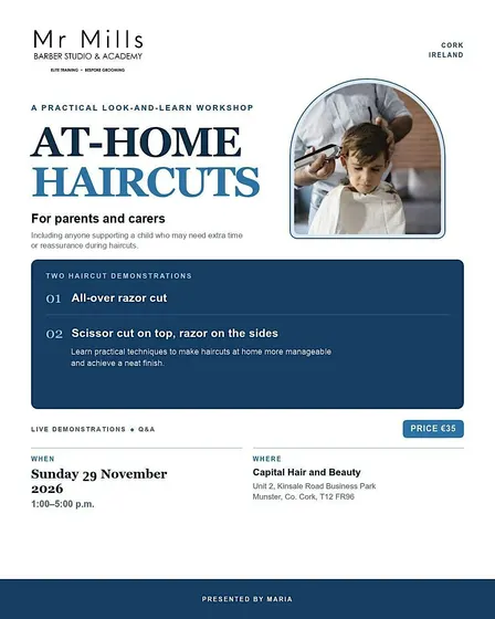 At-Home Haircuts: A Practical Look-and-Learn Workshop