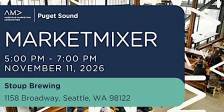 AMA Puget Sound November MarketMixer