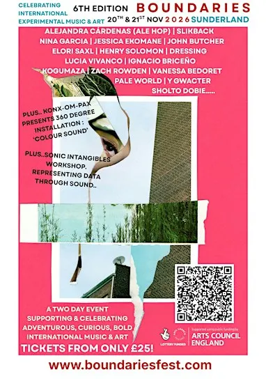BOUNDARES FEST 2026 - 21ST NOVEMBER - SATURDAY EVENT -VARIOUS LOCATIONS