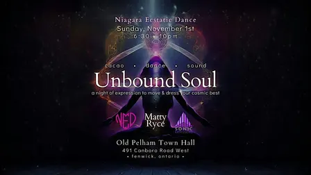"UNBOUND SOUL" Full expression Ecstatic Dance and live sound Journey