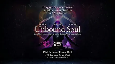 "UNBOUND SOUL" Full expression Ecstatic Dance and live sound Journey