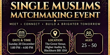 IMC Muslim Matchmaking Event Blackburn
