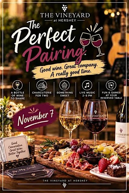 The Perfect Pairing at The Vineyard at Hershey