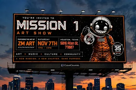 Mission 1 Art show