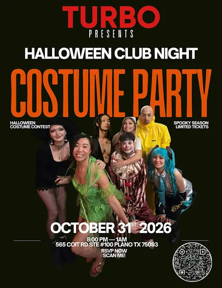 TURBO Halloween Party: Club-Style Monster Mash✨ 8pm - 1am 2026