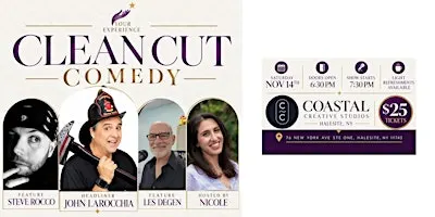 Clean Cut Comedy Night at Coastal Creative Studio