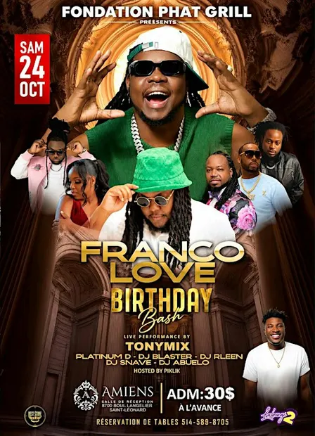 FRANCO LOVE Birthday Bash