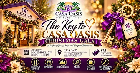 The Key Casa Oasis Christmas Gala Fundraiser
