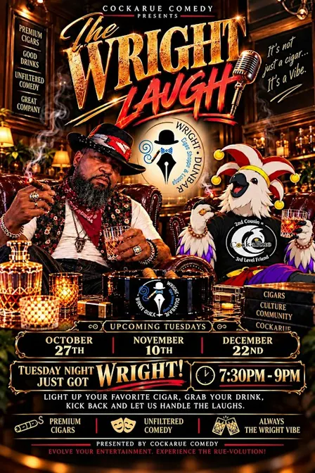 CockaRue Comedy Presents…The WRIGHT Laugh!