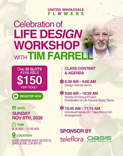 Celebration of Life Design Workshop & Holiday Trends
