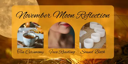 November Moon Reflection