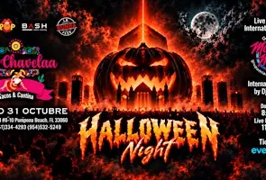 Halloween SATURDAY Night OCT 31st @ AY CHAVELAA. MIAMI MUSIC