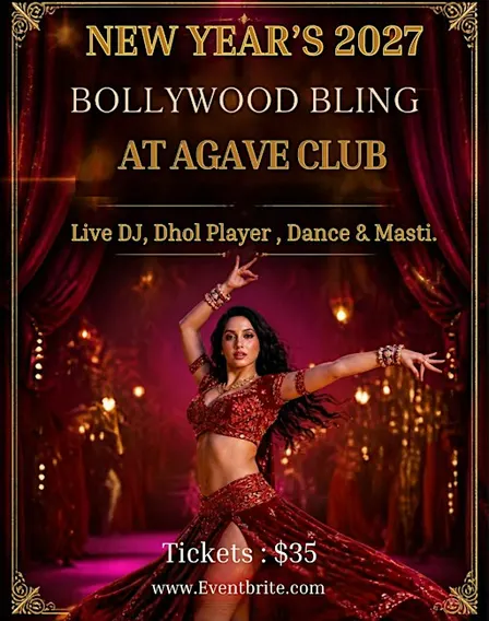 New Year’s 2027! Bollywood Bling