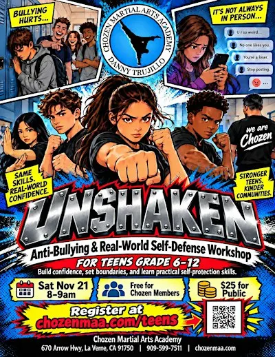 UNSHAKEN: Anti-Bullying & Self Defense for Teens