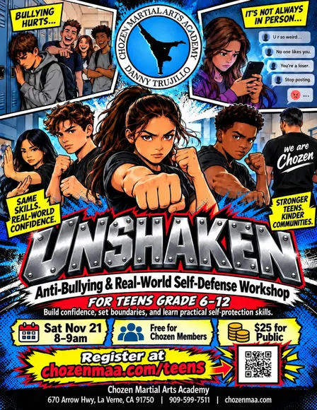 UNSHAKEN: Anti-Bullying & Self Defense for Teens