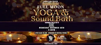 Full Moon - Candlelight Yoga & Sound Bath with Live DJ in Denver