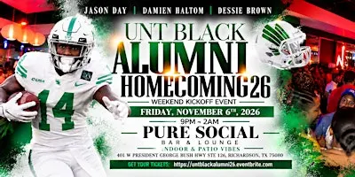 UNT BLACK ALUMNI • HOMECOMING WEEKEND KICKOFF ’26
