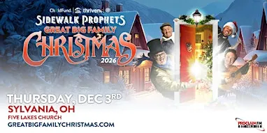 Sidewalk Prophets - Great Big Family Christmas Sylvania, OH
