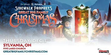 Sidewalk Prophets - Great Big Family Christmas Sylvania, OH