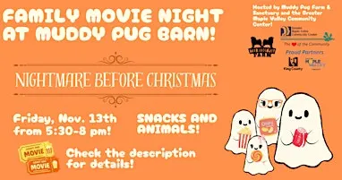 Family Movie Night in The Muddy Pug Barn!