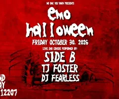 Emo Halloween: Live Band Sing-a-Long with Side B, TJ Foster & DJ Fearless