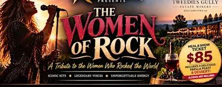 The Women of Rock at Tweedies Gully Estate Winery Barossa
