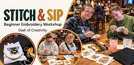 Stitch & Sip: Beginner Embroidery Thursday Afternoon at Stark Brewing