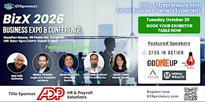 GTApreneurs BizX 2026 Business Expo and Conference