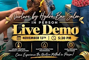 Nurture By Hydra Bar Live Demo