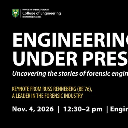 Cheriton Speaker Series presents 'Engineering under Pressure'