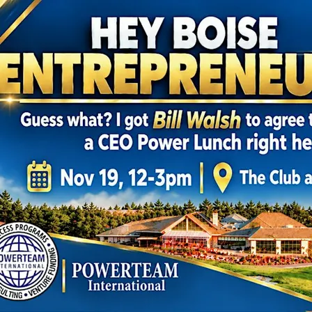 Entrepreneur Business Strategy & Power Networking Lunch The Club @ SpurWing
