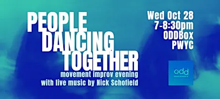 people dancing together: movement improv | Wed Oct 28th | 7-8:30pm | PWYC