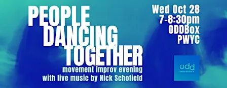 people dancing together: movement improv | Wed Oct 28th | 7-8:30pm | PWYC