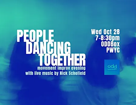 people dancing together: movement improv | Wed Oct 28th | 7-8:30pm | PWYC