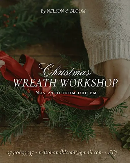 Christmas wreath making workshop