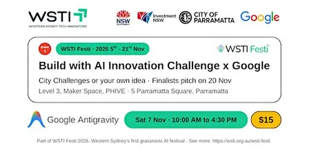 WSTI Festi 2026: Build with AI Innovation Challenge x Google, Sat 7 Nov