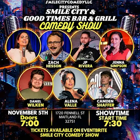 Smile City Comedy Show & Good Times Bar & Grill