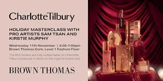 HOLIDAY MASTERCLASS WITH PRO ARTISTS SAM TSAN AND KIRSTIE MURPHY