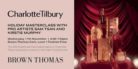 HOLIDAY MASTERCLASS WITH PRO ARTISTS SAM TSAN AND KIRSTIE MURPHY