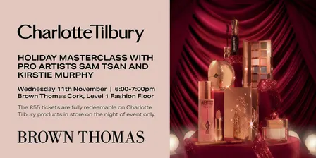 HOLIDAY MASTERCLASS WITH PRO ARTISTS SAM TSAN AND KIRSTIE MURPHY
