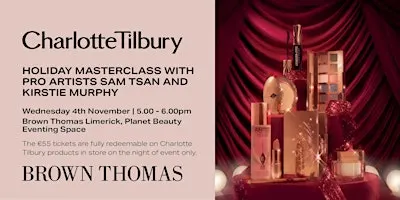 HOLIDAY MASTERCLASS WITH PRO ARTISTS SAM TSAN AND KIRSTIE MURPHY