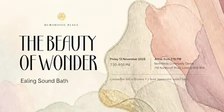 The Beauty of Wonder | Sound Bath in Ealing
