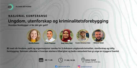 Nasjonal konferanse om ungdom, utenforskap og kriminalitetsforebygging