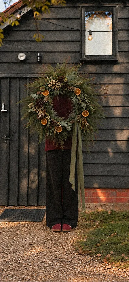 A Foraged Christmas Wreath Workshop