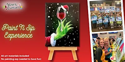 Tampa Paint and Sip – A Very Merry Grinchmas!