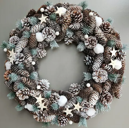'Forever' Fir Cone Wreath